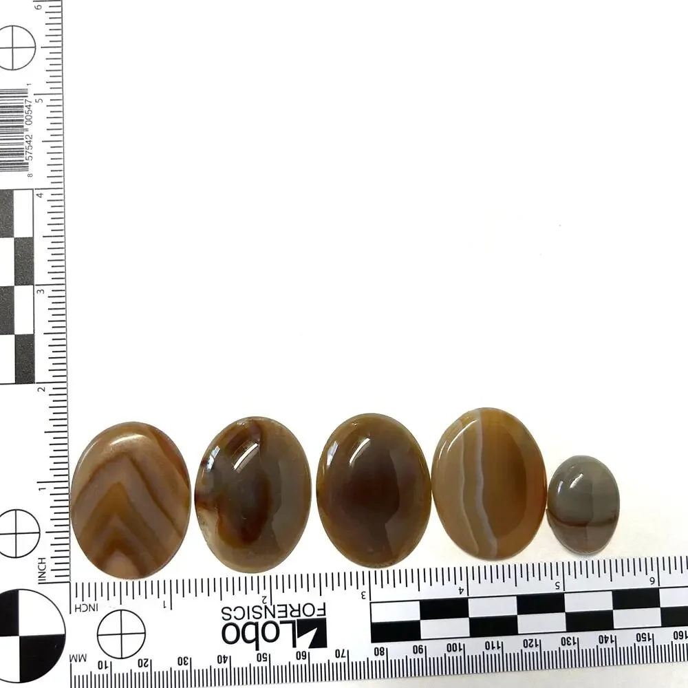 Asssorted Agate Cabochons For Jewely‎ Making Lot of 21
